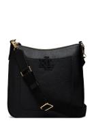 Pebbled Leather Large Cameryn Crossbody Bags Crossbody Bags Black Lauren Ralph Lauren