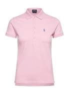 Slim Fit Stretch Polo Shirt Sport T-shirts & Tops Polos Pink Ralph Lauren Golf