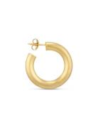 Chunky Hoop, Gold-Plated Silver Designers Jewellery Earrings Hoops Gold Jane Koenig