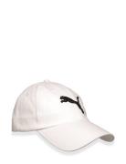 Ess Puma Cat Bb Cap Sport Women Sport Accessories Sport Caps White PUMA