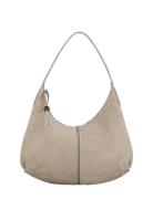 Suede Veg Gema Bag Bags Small Shoulder Bags-crossbody Bags Grey Becksöndergaard