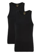 Classic Fit Tank Undershirt 2-Pack Tops T-shirts Sleeveless Black Polo Ralph Lauren