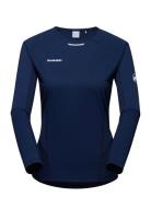 Aenergy Fl Longsleeve Women Sport Women Sport Clothing Sports Tops & T-shirts Sport T-Skjorte Navy Mammut