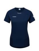 Aenergy Fl T-Shirt Women Sport T-shirts & Tops Short-sleeved Navy Mammut