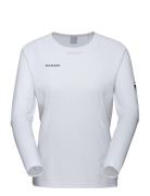 Aenergy Fl Longsleeve Women Sport Women Sport Clothing Sports Tops & T-shirts Sport T-Skjorte White Mammut