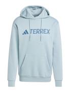 Mt L Logo Hd Sport Men Sport Clothing Sport Sweatshirts & Hoodies Sport Hoodies Blue Adidas Terrex