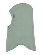 Viscose Elastane Balaclava-Solid Accessories Headwear Balaclava Green Mikk-line