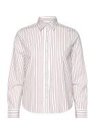 Reg Poplin Thin Striped Shirt Tops Shirts Long-sleeved White GANT