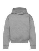 Scuba Hoodie Tops Sweatshirts & Hoodies Hoodies Grey Weekday