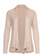 Fqclaudisse-S-Car Tops Knitwear Cardigans Beige FREE/QUENT