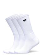 Core Crew Sock 3P Sport Women Sport Clothing Sport Socks White Björn Borg