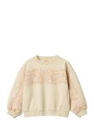 Sweatshirt L/S Eliza Tops Sweatshirts & Hoodies Sweatshirts Beige Wheat