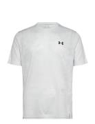 Ua Tech Vent Jcqrd Ss Sport Men Sports Clothes Sport Tops Sport T-Skjorte Grey Under Armour