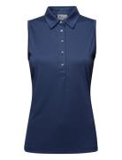 Ladies Performance Top Tops T-shirts & Tops Polos Navy BACKTEE