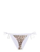 Gzlelou Bikini Bottom Swimwear Bikinis Bikini Bottoms Side-tie Bikinis White Gestuz