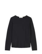 Pullover Long Sleeve Tops Knitwear Jumpers Navy Marc O'Polo