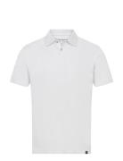 Bs Ishigaki Regular Fit Polo Shirt Tops Polos Short-sleeved White Bruun & Stengade