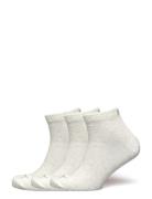 Puma Unisex Quarter Plain 3P Sport Sport Clothing Sport Socks Cream PUMA