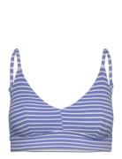 Bra Kelly Crepe Stripe Bikinitop Blue Lindex