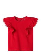 Nbffancy Ss Top Tops T-shirts Sleeveless Red Name It