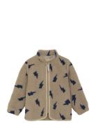 Teddy Fleece Jacket Outerwear Fleece Outerwear Fleece Jackets Multi/patterned CeLaVi
