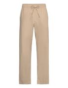 Casual Linen Blend Pants Bottoms Trousers Linen Trousers Beige Lexington Clothing