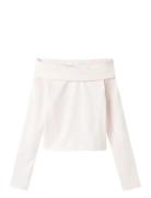 Nlfnove Ls Offshoulder Top Tops T-shirts Long-sleeved T-Skjorte Pink LMTD