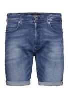 Rbj.981 Short Shorts Tapered C-Stretch Bottoms Shorts Denim Blue Replay