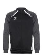 Hmllead 2.0 Track Zip Jacket Sport Men Sport Clothing Sport Sweatshirts & Hoodies Sport Sweatshirts Black Hummel