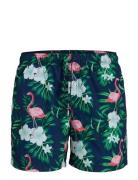 Jpstmaui Jjswim Novelty Aop Akm Sn Badeshorts Multi/patterned Jack & J S