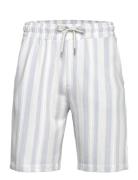Striped Terry Shorts With Elastic W Bottoms Shorts Casual Multi/patterned Lindbergh
