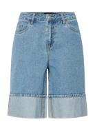 Pcmindy Mw Loose Denim Jorts D2D Bottoms Shorts Denim Shorts Blue Pieces
