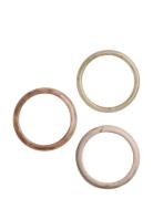 Pcmadja Bracelet 3-Pack Pp Accessories Jewellery Bracelets Bangles Beige Pieces