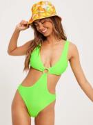 Nelly - Badedragter - Neon Green - Resort Swimsuit - Badedragter