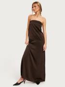 Vero Moda - Midikjoler - Chocolate Brown - Vmmathilde Sl Wide Ankle Dress D2 - Kjoler