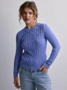 Polo Ralph Lauren - Striktrøjer - Blue - Julianna-Long Sleeve-Pullover - Trøjer