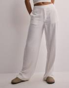 Object Collectors Item - Hvid - Objsanne Aline Wide Pant Noos