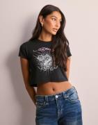 Ed Hardy - Sort - Vintage Burning Cross Baby T-Shirt