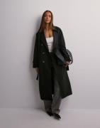 Vero Moda - Sort - Vmchloe Long Trenchcoat Ga Noos