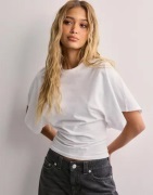 Nelly - Hvid - Round Neck Wide Sleeve Tee