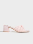 Nelly - Pink - Delicate Backyard Heel