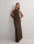 Nelly - Brun - Stunning Structure Maxi Skirt