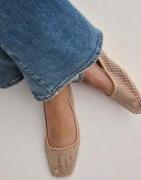 Nelly - Beige - Shimmer Ballerina