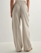 Pieces - Beige - Pcsastina Hw Wide Pants Wvn Bc