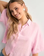 Vero Moda - Pink - Vmlinn 2/4 Short Shirt Wvn Noos