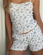 Nelly - Hvid - Cute Print Shorts