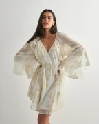 Vero Moda - Hvid - Vmchili Ls Short Frill Dress Wvn Ex