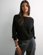 Only - Sort - Onladaline L/S Short Pullo Knt Noos