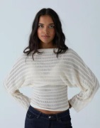 Nelly - Hvid - Structure Sheer LS Top