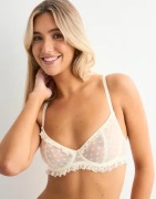 Nelly - Hvid - Heart Mesh Bra